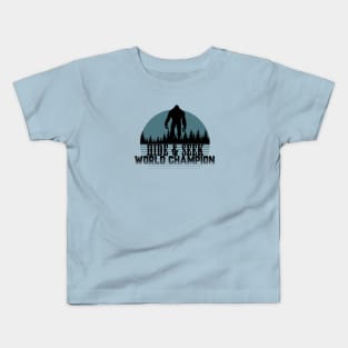 Hide and Seek World Champion Sasquatch Kids T-Shirt